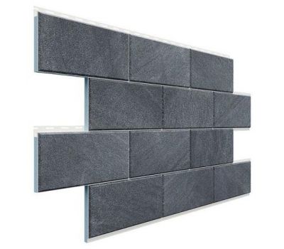 Фасадная термопанель Дагестанский камень - Графит от производителя Доломит по цене 718 р Фасадная термопанель Дагестанский камень - Графит от производителя Доломит по цене 718 р