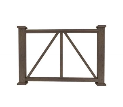 Ограждение из ДПК Е1 коричневый от производителя  Dortmax по цене 8 860 р