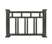 Ограждение из ДПК В1 черный Ограждение из ДПК В1 черный