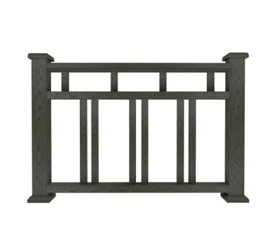 Ограждение из ДПК В1 черный от производителя Dortmax по цене 11 680 р Ограждение из ДПК В1 черный от производителя Dortmax по цене 11 680 р