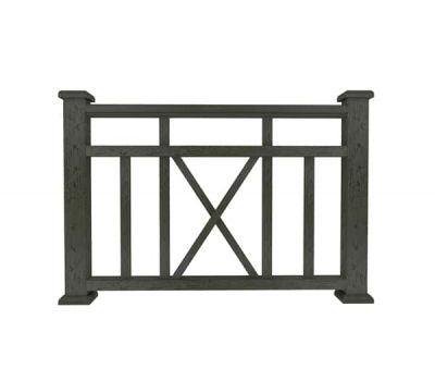 Ограждение из ДПК Р1 черный от производителя  Dortmax по цене 11 590 р