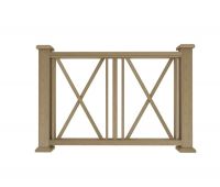 Ограждение из ДПК И1 натуральный Ограждение из ДПК И1 натуральный