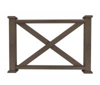 Ограждение из ДПК М1 коричневый Ограждение из ДПК М1 коричневый