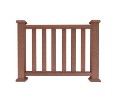 Ограждение из ДПК А1 терракот от производителя  Dortmax по цене 9 870 р