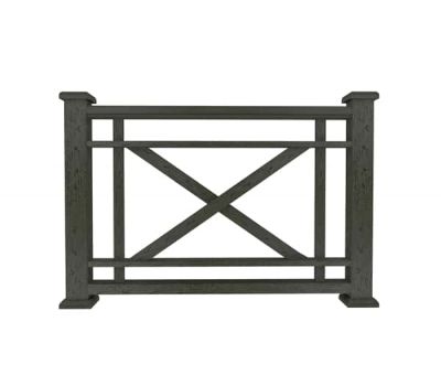 Ограждение из ДПК О1 черный от производителя  Dortmax по цене 11 470 р