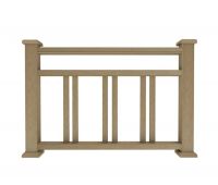 Ограждение из ДПК Б1 натуральный Ограждение из ДПК Б1 натуральный