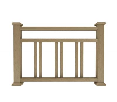Ограждение из ДПК Б1 натуральный от производителя  Dortmax по цене 10 950 р