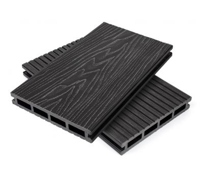 Террасная доска пустотелая ДПК  Графит от производителя  NanoWood по цене 490 р