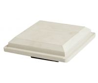 Крышка столба Белое дерево Крышка столба Белое дерево