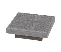 Крышка ДПК для столба 100x100 Серый