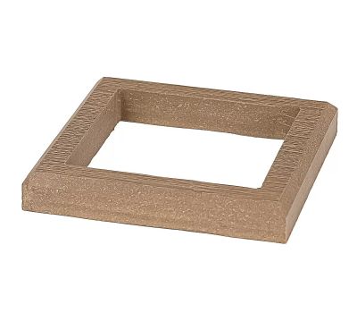 Рамка ДПК для столба 100x100 Орех от производителя Deckart (Россия) по цене 700 р Рамка ДПК для столба 100x100 Орех от производителя Deckart (Россия) по цене 700 р