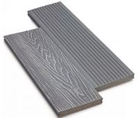 Террасная доска ДПК Monolit 3D - Серый Террасная доска ДПК Monolit 3D - Серый