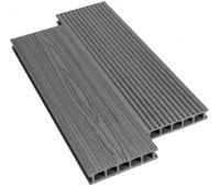 Террасная доска ДПК Praktik Optimum - Серый Террасная доска ДПК Praktik Optimum - Серый