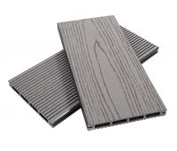 Террасная доска пустотелая ДПК ECO New Серый Террасная доска пустотелая ДПК ECO New Серый