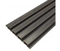 Доска Фасадная из ДПК Wood Рейка Мокрый Асфальт