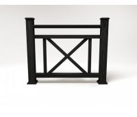 Ограждение ДПК цвет Кварц Сборка №2 Ограждение ДПК цвет Кварц Сборка №2