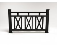 Ограждение ДПК цвет Кварц Сборка №3 Ограждение ДПК цвет Кварц Сборка №3