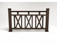 Ограждение ДПК цвет Венге Сборка №3 Ограждение ДПК цвет Венге Сборка №3