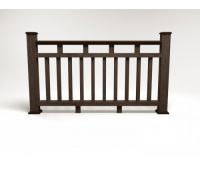 Ограждение ДПК цвет Венге Сборка №8 Ограждение ДПК цвет Венге Сборка №8