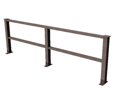 Декоративные ограждения ДПК " Ковбойская изгородь", Выбеленный дуб, шлифованное от производителя  GrinderDeco по цене 3 316 р