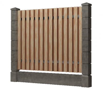 Доска заборная ДПК, тиснение "дуб" Песчаник от производителя  GrinderDeco по цене 367 р