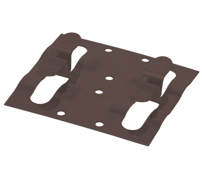 Кляймер рядный для монтажа наличника Коричневый от производителя  GrinderDeco по цене 699 р