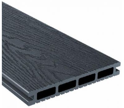 Террасная доска Универсальная Антрацит от производителя  Holzhof по цене 380 р