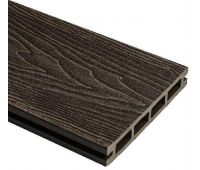 Террасная доска ДПК (Middle) Esthetic Wood шовная с 3D тиснением Венге Террасная доска ДПК (Middle) Esthetic Wood шовная с 3D тиснением Венге