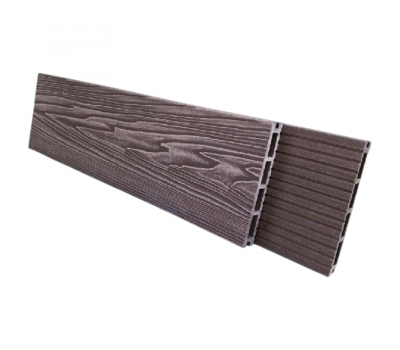 Террасная доска Comfort 3D тиснение + вельвет Венге от производителя  NanoWood по цене 490 р