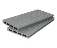 Террасная доска ДПК 3D+3D NEW пустотелая двухсторонняя Серый Террасная доска ДПК 3D+3D NEW пустотелая двухсторонняя Серый