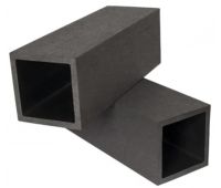 Столб из ДПК без фактуры Чёрный Столб из ДПК без фактуры Чёрный