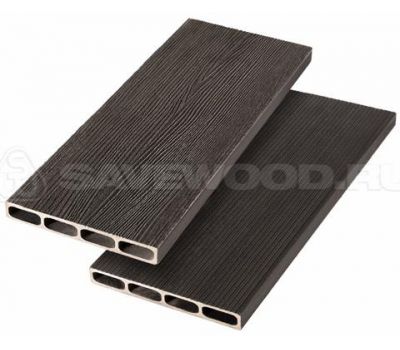 Грядочная доска ДПК с 3D-текстурой SW Rubus Темно-коричневый от производителя  Savewood по цене 752 р
