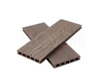 Террасная доска 3D Dual WOOD BROWN (коричневый) Террасная доска 3D Dual WOOD BROWN (коричневый)