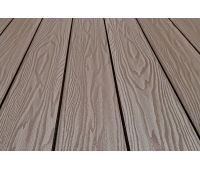 Террасная доска Смарт 3D Полнотелая с пазом Тик Киото Террасная доска Смарт 3D Полнотелая с пазом Тик Киото