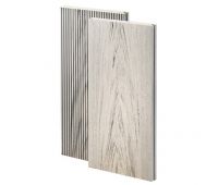 Террасная доска из ДПК Multicolor Белый дым Полнотелая 140мм