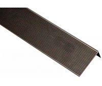 Угол алюминиевый завершающий 3000x51.5x30 мм Коньяк Угол алюминиевый завершающий 3000x51.5x30 мм Коньяк