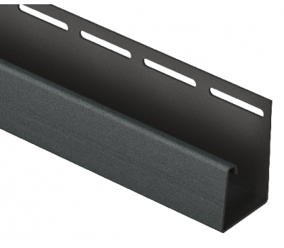 J-профиль фасадный 30 мм Графитовый от производителя  Docke по цене 550 р