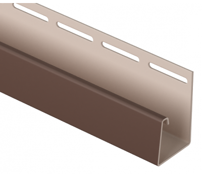 J-профиль фасадный 30 мм Табачный от производителя  Docke по цене 550 р