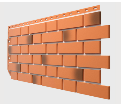 Фасадные панели Flemish (гладкий кирпич) Красный жженый от производителя  Docke по цене 560 р