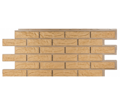 Фасадные панели СЕРИЯ Лондон Брик Кирпич - Бежевый от производителя  Т-сайдинг по цене 580 р