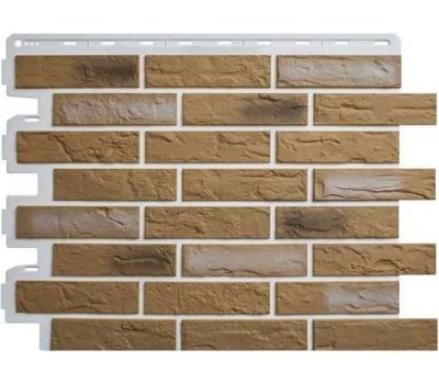 Фасадные панели (цокольный сайдинг)   Кирпич рижский - 03 от производителя  Альта-профиль по цене 664 р