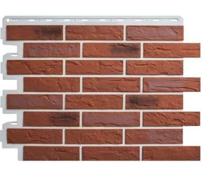 Фасадные панели (цокольный сайдинг)   Кирпич рижский - 04 от производителя  Альта-профиль по цене 664 р