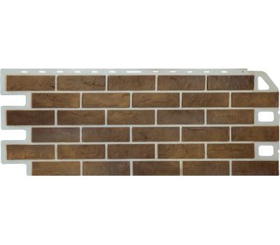 Фасадные панели (цокольный сайдинг) Кирпич Рустикальный 02 от производителя  Альта-профиль по цене 664 р