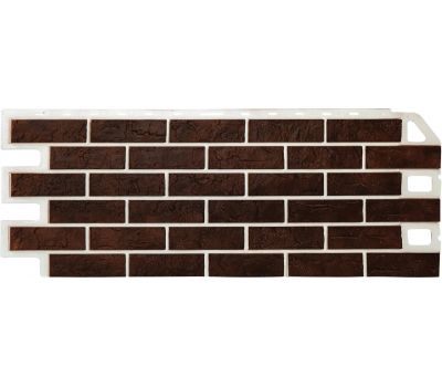 Фасадные панели (цокольный сайдинг) Кирпич Рустикальный 06 от производителя  Альта-профиль по цене 664 р