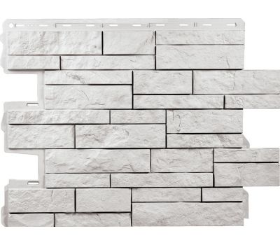 Фасадные панели Шотландия ЭКО Белый от производителя  Альта-профиль по цене 573 р