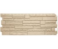 Фасадные панели Скалистый камень ЭКО Песчаный