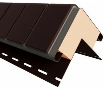 Угол к Фасадным Термопанелям Наружный Кирпич 20 мм Коричневый от производителя  Доломит по цене 1 460 р