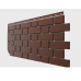 Фасадные панели Flemish (гладкий кирпич) Коричневый от производителя  Docke по цене 540 р