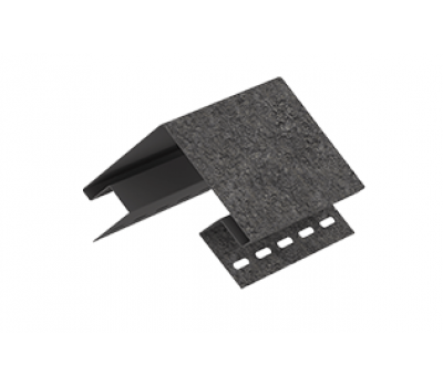 Наружный угол Стоун-хаус Кирпич Графитовый от производителя  Ю-Пласт по цене 906 р