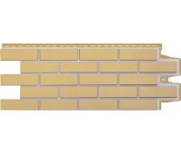 Фасадные панели Премиум клинкерный кирпич Песочный (шов RAL 7006)